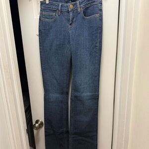 Marc by Marc Jacob’s straight blue Jeans
“M” logo on back pockets